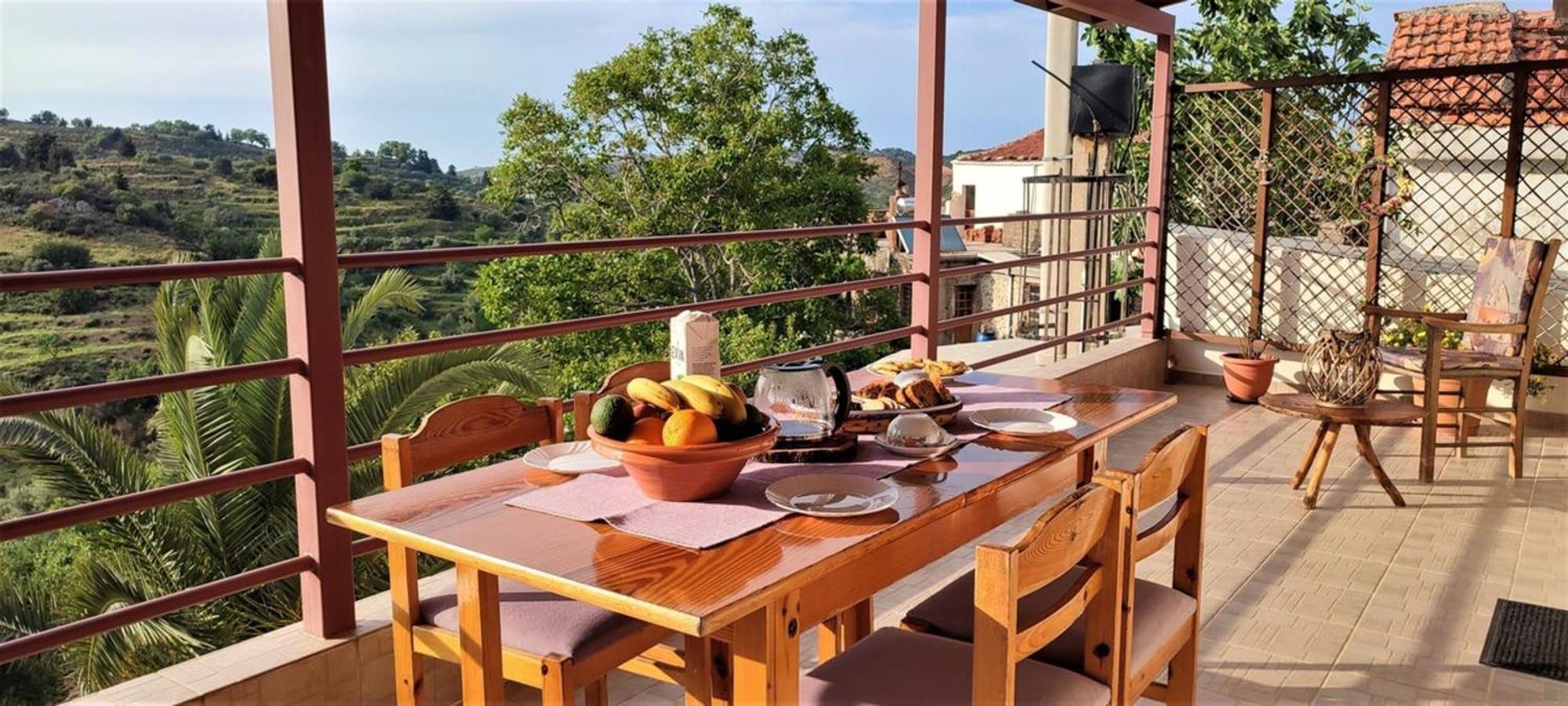 Aoria Traditional House With Stuning Mountain View Loulos Dış mekan fotoğraf